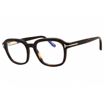 Tom Ford Men's Eyeglasses - Dark Havana Acetate Oval Full Rim Frame | FT6060-B 052 ,