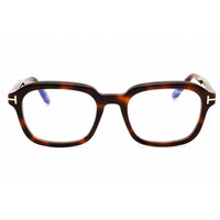 Tom Ford Men's Eyeglasses - Blonde Havana Acetate Oval Full Rim Frame | FT6060-B 053 ,