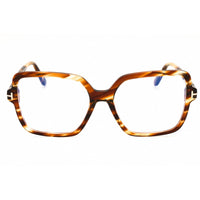 Tom Ford Women's Eyeglasses - Coloured Havana Acetate Oversized Frame | FT6063-B 055 ,