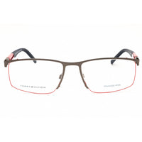 Tommy Hilfiger Men's Eyeglasses - Matte Dark Ruthenium Metal Frame | TH 1640 0R80 00 ,