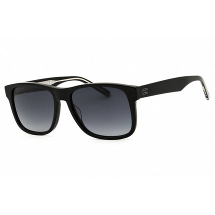 Tommy Hilfiger Men's Sunglasses - Black Plastic Rectangular Full Rim | TH 2073/S 807 ,