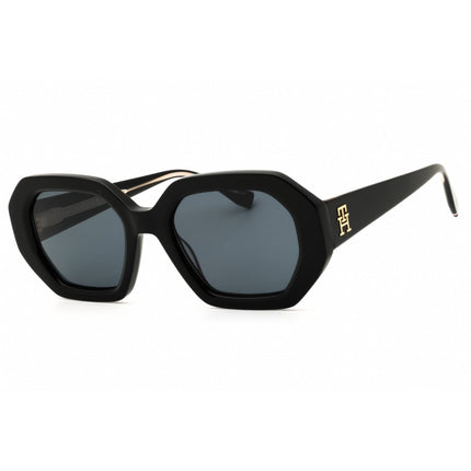 Tommy Hilfiger Women's Sunglasses - Black Plastic Oval Full Rim Frame | TH 2155/S 807 ,