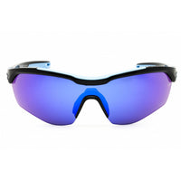 Under Armour Men's Sunglasses - Black/Blue Wraparound Frame | UA YARD PRO 0D51 W1 ,