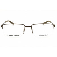 Under Armour Men's Eyeglasses - Brown Rectangular Half Rim Frame | UA 5016/G S05 ,