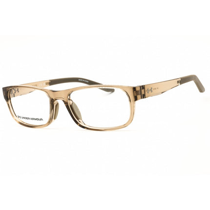 Under Armour Men's Eyeglasses - Crystal Beige Plastic Full Rim Frame | UA 5079 2T3 ,