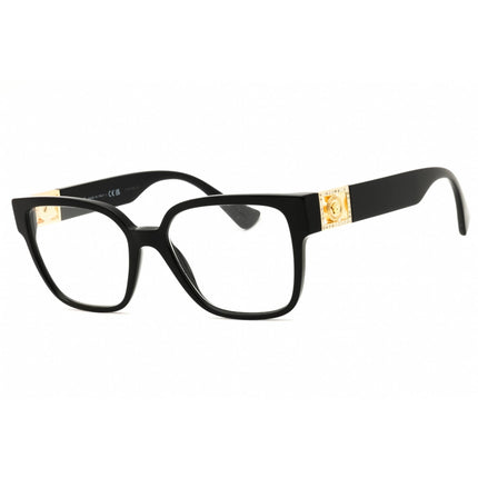 Versace Women's Eyeglasses - Black Acetate Rectangular Full Rim Frame | 0VE3329B GB1 ,