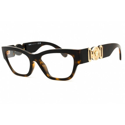 Versace Women's Eyeglasses - Havana Injected Propionate Cat Eye Frame | 0VE3367U 108 ,