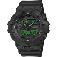 Casio Men's Watch - G-Shock Black and Green Analog-Digital Dial Strap | GA-700BEG-1A ,