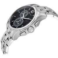 Hamilton Men's Watch - Jazzmaster Chronograph Black Dial Silver Bracelet | H32612131 ,