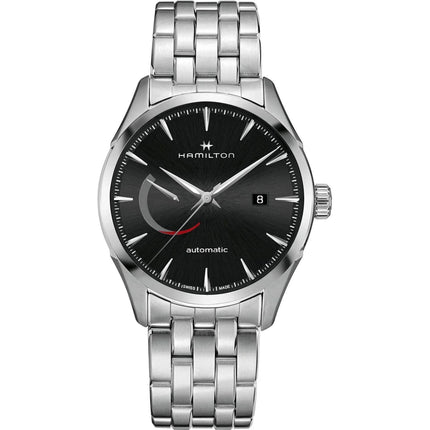 Hamilton Men's Watch - Jazzmaster Automatic Black Dial Silver Bracelet | H32635131 ,