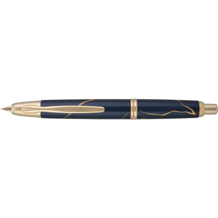 Pilot Fountain Pen - Vanishing Point Dark Blue Finish Body, Medium Nib | VP26FBLKMGJ ,