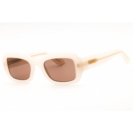 Calvin Klein Unisex Sunglasses - Oval Chalk Acetate Full Rim Frame | CK24511S 109 ,