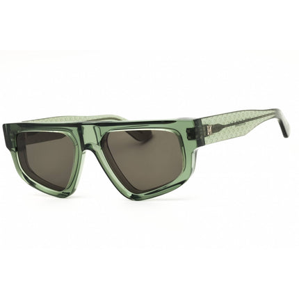 Calvin Klein Unisex Sunglasses - Oval Transparent Green Acetate Frame | CK25539S 300 ,