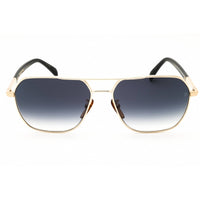 David Beckham Men's Sunglasses - Gold/Black Metal Oval Frame | DB 1128/G/S 0RHL 9O ,