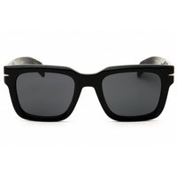 David Beckham Men's Sunglasses - Rectangular Shape Black Acetate Frame | DB 7100/S 807 ,