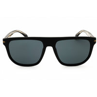 David Beckham Men's Sunglasses - Matte Black/Gold Plastic Frame | DB 7111/S 0I46 IR ,