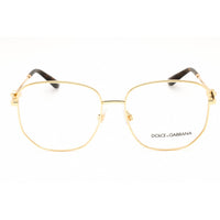 Dolce & Gabbana Women's Eyeglasses - Oval Gold Metal Full Rim Frame | 0DG1356 02 ,