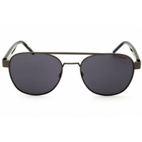 Hugo Men's Sunglasses - Matte Dark Ruthenium Metal Full Rim Frame | HG 1196/S R80 ,