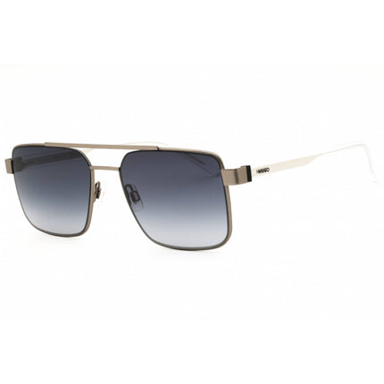 Hugo Men's Sunglasses - Rectangular Matte Ruthenium Full Rim Frame | HG 1313/S R81 ,