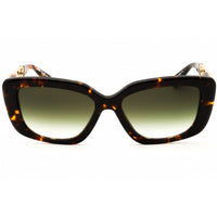 Moschino Women's Sunglasses - Rectangular Havana Acetate Full Rim | MOS168/S 0086 9K ,