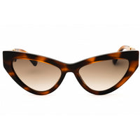 Moschino Women's Sunglasses - Cat Eye Shape Havana Acetate Frame | MOS170/S 0086 HA ,