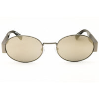 Moschino Unisex Sunglasses - Oval Ruthenium Metal Full Rim Frame | MOS185/S 06LB UE ,
