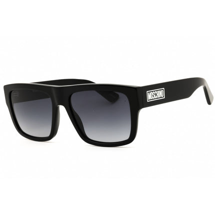 Moschino Men's Sunglasses - Rectangular Shape Black Plastic Frame | MOS187/S 0807 9O ,