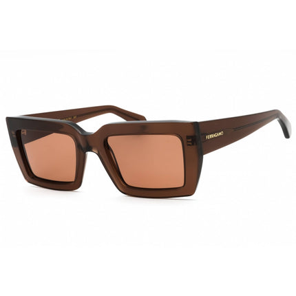 Salvatore Ferragamo Women's Sunglasses - Brown Acetate Full Rim Frame | SF1108S 232 ,