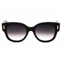 Salvatore Ferragamo Women's Sunglasses - Round Shape Black Acetate Frame | SF2007S 001 ,