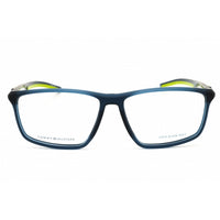 Tommy Hilfiger Unisex Eyeglasses - Wraparound Shape Matte Blue Frame | TH 1834 0FLL 00 ,