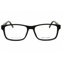 Tommy Hilfiger Men's Eyeglasses - Rectangular Matte Black Frame | TH 2091 0003 00 ,