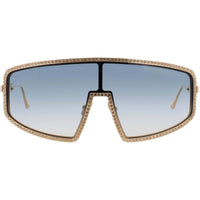 Anna-Karin Karlsson Women's Sunglasses - Full Rim Frame | Shady Luv 2.1 Gold 24K ,