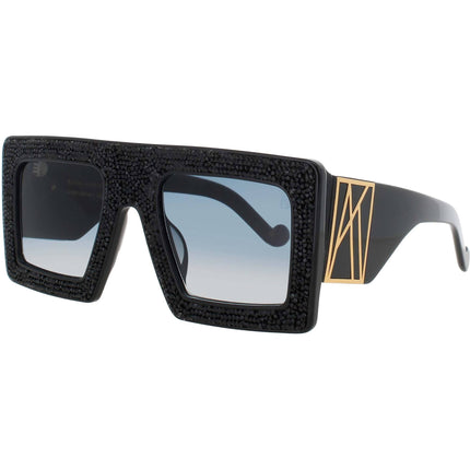 Anna-Karin Karlsson Women's Sunglasses - Black Crystal Full Rim Frame | Mother Beep ,