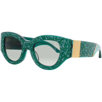 Anna-Karin Karlsson Women's Sunglasses - Emerald Green Frame | Lucky Goes to Vegasl ,