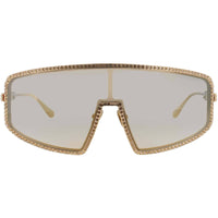 Anna-Karin Karlsson Women's Sunglasses - Gold Crystal Full Rim Frame | Shady Luv 2.2 ,