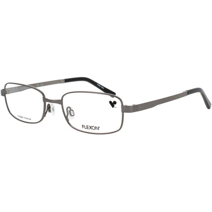 Flexon Men's Eyeglasses - Gunmetal Rectangular Shape Full Rim Frame | J4009 033 ,