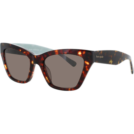 Kate Spade Women's Sunglasses - Havana Cat Eye Acetate Full Rim Frame | FAY/G/S 86 ,