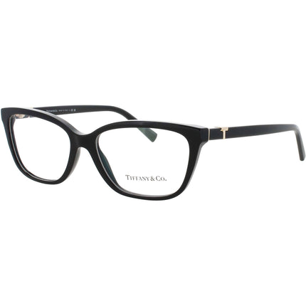 Tiffany & Co Women's Eyeglasses - Black Rectangular Full Rim Frame | TF2282 8001 ,