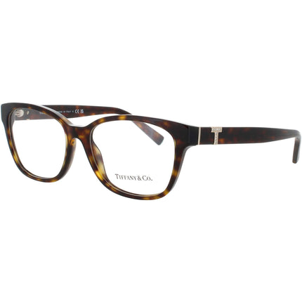 Tiffany & Co Women's Eyeglasses - Havana Cat Eye Shape Full Rim Frame | TF2270B 8015 ,