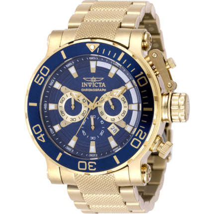 Invicta Men's Watch - Coalition Forces Quartz Chronograph Yellow Gold Bracelet | 50229 ,