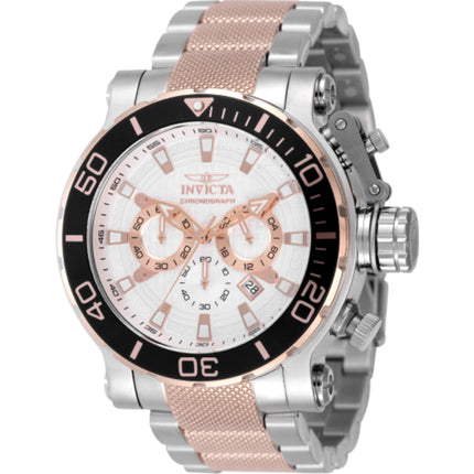 Invicta Men's Watch - Coalition Forces Chronograph Silver Tone Dial Bracelet | 50232 ,
