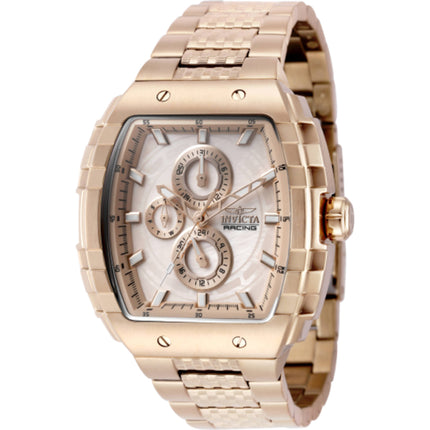Invicta Men's Watch - S1 Rally Quartz Rose Gold MOP Dial Bracelet Day-Date | 50241 ,
