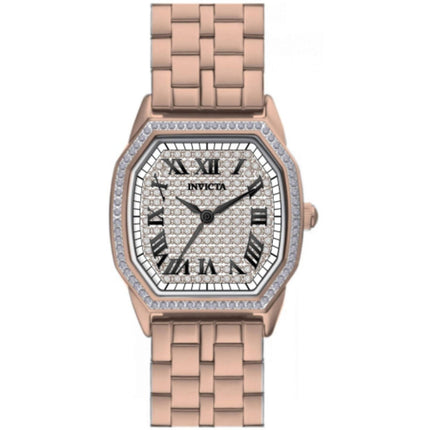 Invicta Women's Watch - Wildflower Quartz Silver Tone Dial Rose Gold Bracelet | 50591 ,