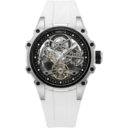 Invicta Men's Watch - S1 Rally Automatic Black Dial White Silicone Strap | 69000 ,
