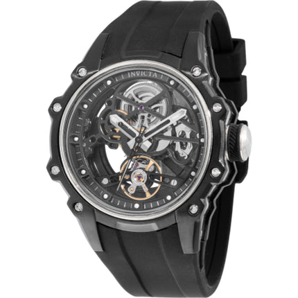 Invicta Men's Watch - S1 Rally Automatic Skeleton Dial Black Silicone Strap | 69003 ,