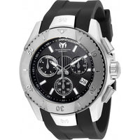 Technomarine Men's Watch - UF6 Quartz Chrono Black Dial Silicone Strap | TM-620001 ,