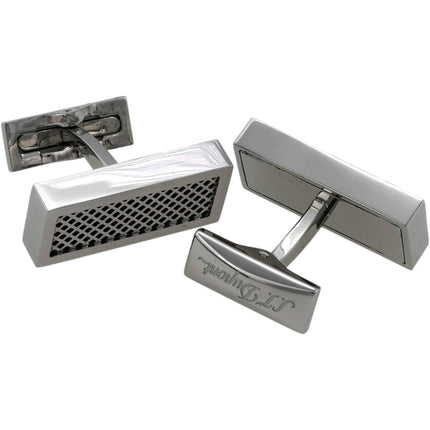 S.T. Dupont Men's Cufflinks Defi Stainless Steel Rectangular 005631 ,
