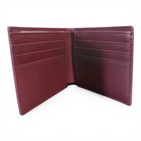 S.T. Dupont Men's Wallet Wine Grain Leather 6CC with RFID Protection 093000W ,