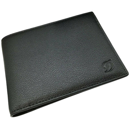 S.T. Dupont Men's Wallet Line D Soft Diamond Grained Leather Billfold 93001 ,