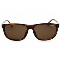 Carrera Men's Sunglasses - Rectangular Brown Horn Acetate Frame | C FLEX 08/G/S EX4 ,